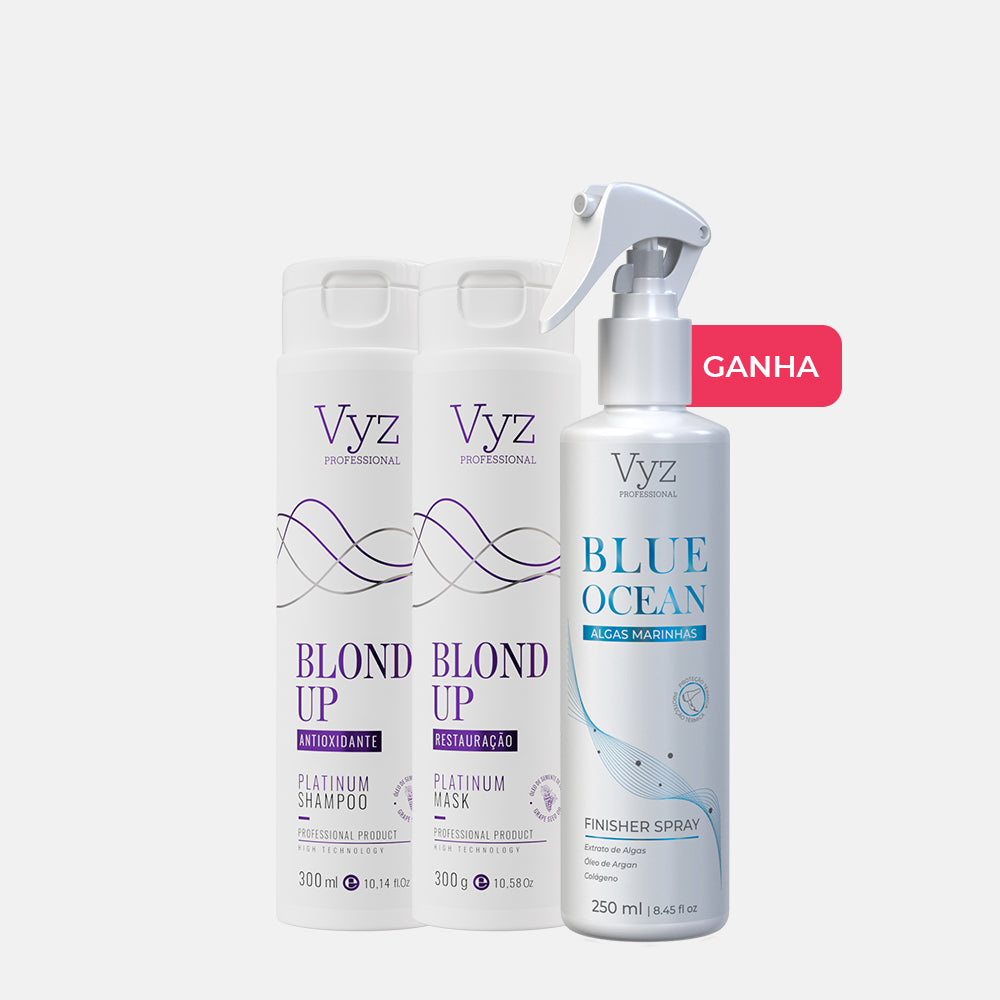Shampoo e Mascara Blond Up - GANHA Finisher 250ml