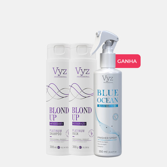 Shampoo e Mascara Blond Up - GANHA Finisher 250ml
